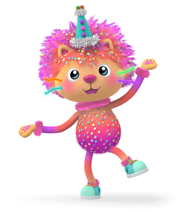 Marty the Party Cat character